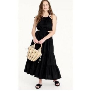 J. Crew Black Maxi Dress